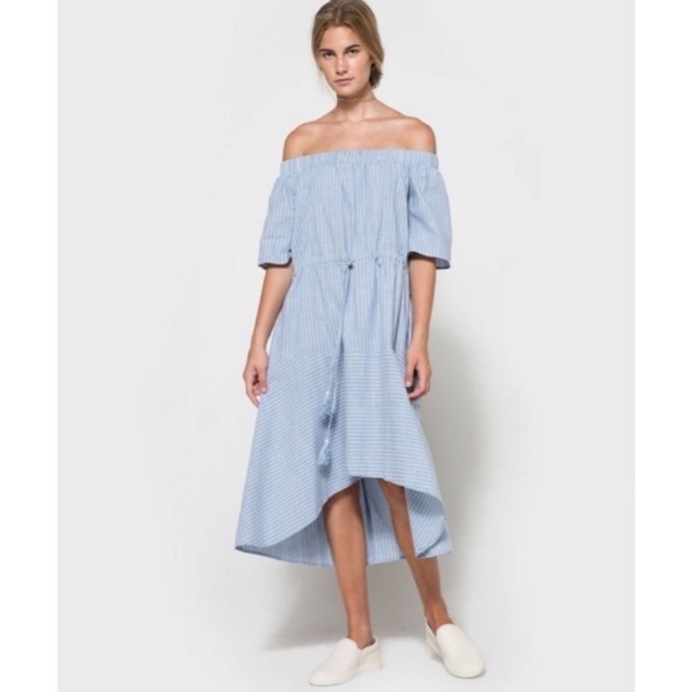 LINDA FARROW Striped Dress